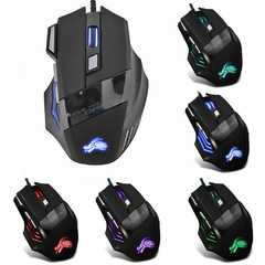 Mouse Gamer X7 Imice RGB 7 Botões com Fio 1200 - 3600 Dpi