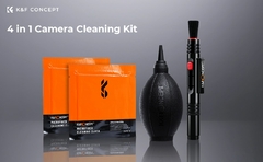 K&F CONCEPT 3 em 1 Kits de Limpeza de Câmera Escovas de Lente + Caneta de Limpeza + Pano de Limpeza para Lentes e Filtros de Câmera Tela de Sensor LCD - comprar online