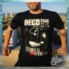 deco technical diving dive scuba diving technical  diver t- shirt remera de buceo diver camiseta mergulio