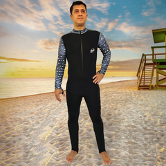 Wetsuit Traje Rashguards Lycra Extra Life UV 50 Tiburon Ballena