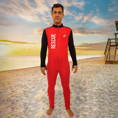 Wetsuit Traje Rashguards Lycra Extra Life UV 50 Tiburon Ballena ROJO - buy online