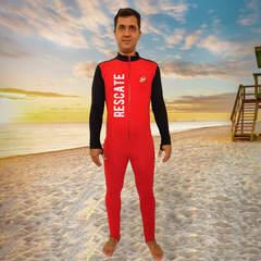 Wetsuit Traje Rashguards Lycra Extra Life UV 50 Tiburon Ballena ROJO - (copia) - (copia)