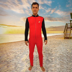 Wetsuit Traje Rashguards Lycra Extra Life UV 50 Tiburon Ballena ROJO on internet