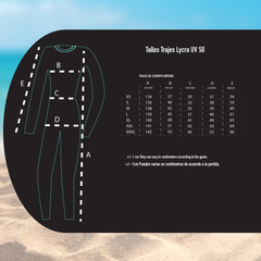 Image of Wetsuit Traje Rashguards Lycra Extra Life UV 50 Tiburon Ballena