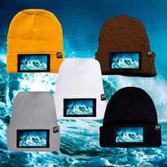 Wool Watch Knit Cap Grey Ocean on internet