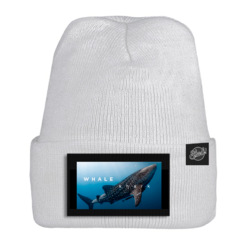 Wool Watch Knit Cap white whale shark gorro mujer lana tiburon ballena