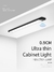 Luz LED ultrafina sob o armário Luz do sensor de movimento Luz do armário Luz do armário Cozinha Quarto Iluminação do guarda-roupa Luz noturna na internet