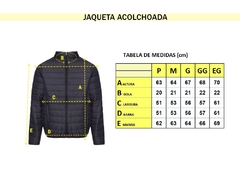 Jaqueta Acolchoada LCT Azul - comprar online