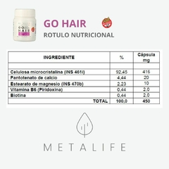 GO HAIR (piel, uñas y cabello) - comprar online