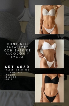 Art 4050 - Conjunto taza soft algodón y lycra