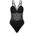 Body com bojo rendado strappy feminino preto alça regulável decote em V básico moda intima - Pepper E-commerce