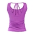 Camiseta fitness regata Femininna Dryfit strappy caminhada Treino academia - comprar online