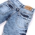 Bermuda Jeans Lycra Infantil Menino Elástico Cós Interno Confortável Passeio - Pepper E-commerce