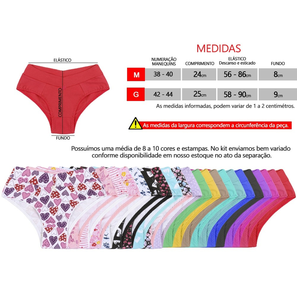 kit Com 2 Calcinhas Tanga Conforto Poliamida Lisa Com Elástico