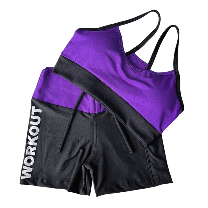 Conjunto Fitness Suplex Top Bojo Short Comprido Academia