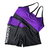 Conjunto Fitness Top nadador + Shortinho Bolso Bicolor Desportivo Academia Corrida