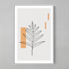 Quadro Decorativo Planta Abstrata - comprar online