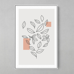 Quadro Decorativo Planta Abstrata - comprar online