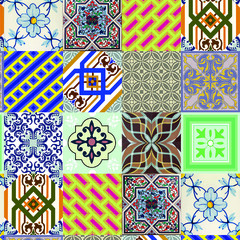 Papel de Parede Azulejo 09