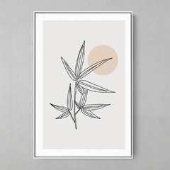 Quadro Decorativo Planta Abstrata - comprar online