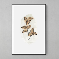 Quadro Decorativo Planta Abstrata