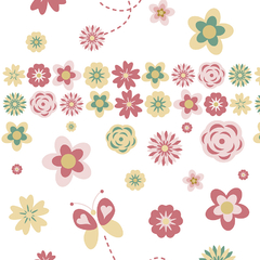 Papel de Parede Floral 035