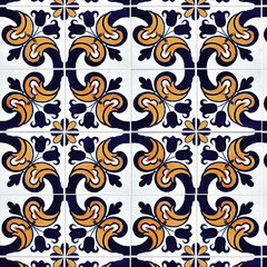 PAPEL DE PAREDE AZULEJO