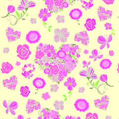 Papel de Parede Floral 042