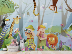 Papel de Parede Floresta Safari (5 modelos) - comprar online