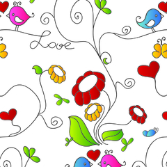 Papel de Parede Floral 087