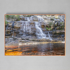 Quadro Decorativo Cachoeira Cascatinha, Serra do Caraça, MG - Ellquadros 