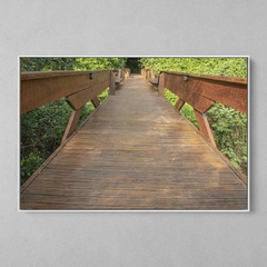 Quadro Decorativo Ponte para Natureza. Floresta Amazônica - comprar online