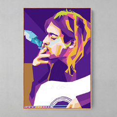 Quadro Kurt Cobain Pop Art na internet