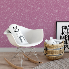 Papel de Parede Letras Espalhadas Grandes Pequenas Colors - comprar online