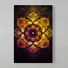 Quadro Mandala Dourada - comprar online