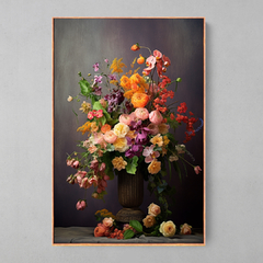 Quadro Vaso Floral - Ellquadros 