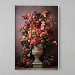 Quadro Vaso De Rosas - comprar online