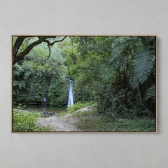 Quadro Decorativo Cachoeira na Mata Atlântica na internet