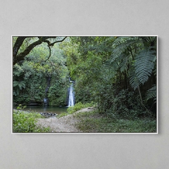 Quadro Decorativo Cachoeira na Mata Atlântica - comprar online