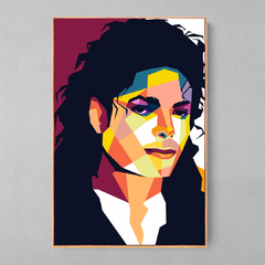 Quadro Mickael Jackson Pop Art - Ellquadros 