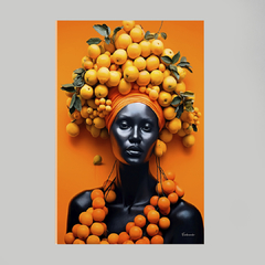 Imagem do Quadro Black Orange