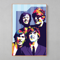 Quadro Os Beatles Pop Art - Ellquadros 