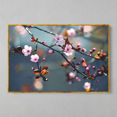 Quadro Primavera Florescendo Árvore Japonesa Sakura - loja online