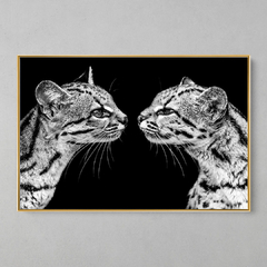 Imagem do Quadro Decorativo Sentimentos Gatos Maracajá