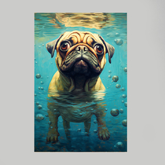 Imagem do Pug - Salvador Dalí