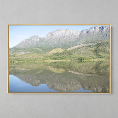 Quadro Decorativo Lago aos pés da Serra do Espinhaço, MG - loja online