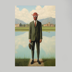 Imagem do Homem Aranha - René Magritte l