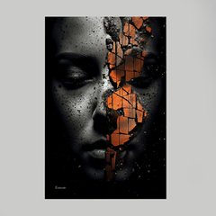 Quadro Broken Woman Abstract