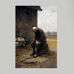 Imagem do Old man - Andrew Wyeth