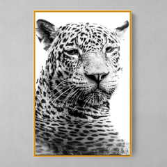 Quadro Decorativo Jaguar se Refrescando - loja online